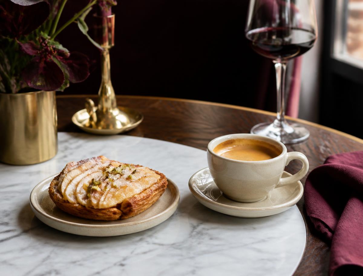 Coffee and pastry at Intelligentsia